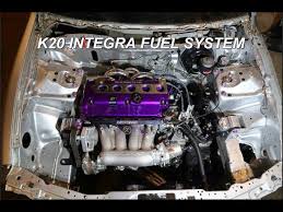 Follow the line from your gas tank to your fuel pump, it is more than likely under your car about half way to the engine. K20 Integra Fuel System Youtube