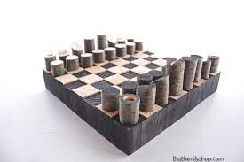 Maybe you would like to learn more about one of these? Buy Hand Crafted Modern Minimalist Rustic Chess Set Wood Log Branch Pieces Made To Order From That Family Shop Custommade Com