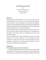 Atau balikan terhadap hasil evaluasi (depdiknas, 2008). Pdf Pengembangan Bahan Ajar Farid Hanafia Academia Edu