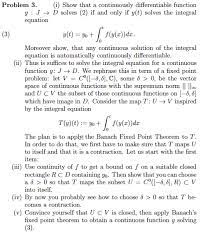 Consider the initial value problem: Picard Lindelof Theorem Mathematics Stack Exchange