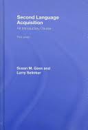 Second Language Acquisition: An Introductory Course