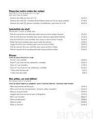 Poissonnerie Les Escoumins Menu In Les Escoumins Quebec