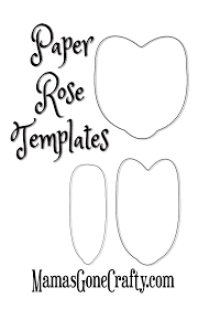 Heads up, all 6 sets of . Rose Petal Printable Templates Paper Rose Template Paper Roses Crepe Paper Roses