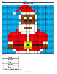 It's a truth universally acknowledged that nobody, not even the most troublesome teens, can resist christmas colour by numbers. Christmas Multiplication And Division Coloring Squared