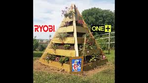 © images youtube / pinterest. Realisation D Une Pyramide Fleurie Projet Ryobi Tools One Youtube