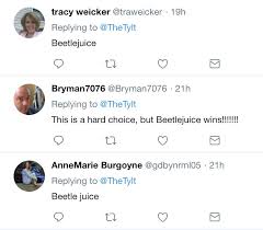 We were summoned by a mixture of saying our name and the magic of the number three. The Tylt On Twitter Don T Say Beetlejuice Three Times If You Don T Want Someone To Show Up Https T Co Jrardnqm5h