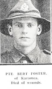 Pte Bert Medland of Hamilton, missing