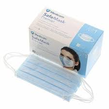 When fitting the mask, ensure you take extra care to only handle the outside. Medicom Disposable Face Mask With Loop Medical Grade 50 Pack National Salon Supplies