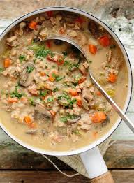 Recipe Ina Garten S Wild Mushroom Farro Soup Recipes From The Kitchn Delicious Soup Farro Soup Recipe Hearty Soup Recipes