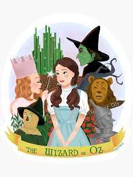 The Wizard Of Oz Sticker By Artmonic Wizard Of Oz Wizard Of Oz Color Wizard Of Oz Characters