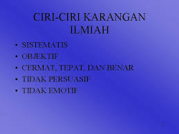 We did not find results for: Penulisan Karya Ilmiah 1 Penulisan Ilmiah Karangan Ilmiah