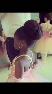 Natural Young Ballerina That Thick Bun Is Everything Natural Hair Styles Kids Hairstyles Natural Hairstyles For Kids