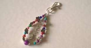 Bijou Sac Ethnique Porte Cle Meditation Perles Rondes Multicolore Perle Papillon Argent Charms Bouddha Maison Voiture Round Beads Bijou Handmade Jewelry
