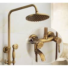 Antique Brass Bathroom Faucet Brushed Gold Single Handle Vintage In 2020 Antique Brass Bathroom Faucet Bathroom Faucets Brass Bathroom