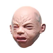 Decorations De Saison Cuisine Et Maison Loclic Com Asweeting The Hottest Baby Head Headgear In America In 2020 Creepy Party Crying Baby Face Mask Human Realistic Latex Full Head Masks For Halloween Costume Party