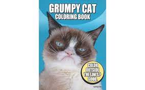 791637 Dover Pub Grumpy Cat Coloring Bk Walmart Com Walmart Com