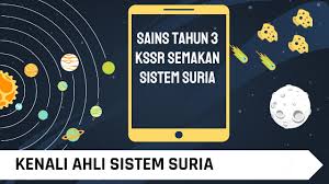 Sistem suria tahun 3 quiz quizizz. Tahun 3 Sains Kenali Ahli Sistem Suria Youtube