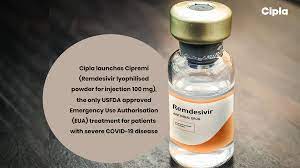 Veklury (remdesivir for injection) may treat, side effects, dosage, drug interactions, warnings, patient labeling, reviews, and related medications including drug comparison and health resources. Cipla Launches Cipremi Remdesivir Lyophilised Powder For Injection 100 Mg The Only U S Fda Approved Emergency Use Authorisation Eua Treatment For Patients With Severe Covid 19 Disease Cipla