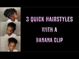 Acetate banana hair clip for women vintage marble hair clips crab hairpins. How To 3 Quick Hairstyles With A Banana Clip Yoshidoll Youtube