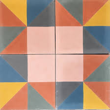 A Completely Bespoke Pattern Unique To Terrazzo Tiles That Synthesises Victorian And Edwardian Styles With Geo Cement Tile Encaustic Cement Tile Yellow Tile