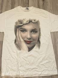 RARE Vintage Marilyn Monroe Face T-Shirt Y2K 2003 Size Large NWOT CMG  WORLDWIDE