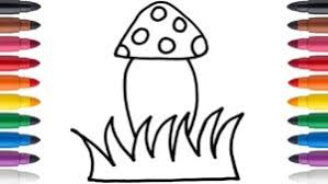 How To Draw And Color A Smurfs Mushroom House Kidsat Cubby house cartoon black and white. draw and color a smurfs mushroom house