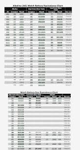 34 proper fossil watch battery chart