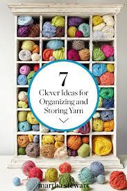We go directly to the source to develop our own luxurious fiber yarn lines, and are thus able to save you up to 50%, compared to most retail yarn prices. 7 Clever Ideas For Organizing And Storing Yarn Yarn Organization Knitting Room Yarn Display