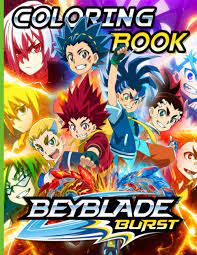 Here is a free coloring page of beyblade burst. Beyblade Coloring Book Coloring Books For Adults Beyblade Burst With Crayons Amazon De Naoya Nakashima Fremdsprachige Bucher