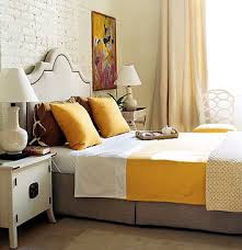 Yellow is the color of flowers, lemons, and sunshine, offering fresh appeal in each of its many variations. Yellow White Brown Bedroom Novocom Top