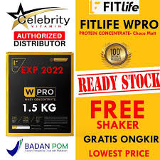 Whey protein menjadi asupan protein penting bagi mereka yang ingin menambah massa otot. Jual Fitlife Whey Protein Wpro Concentrate Choco Malt 3 3 Lbs 50 Servings Bpom Susu Protein Fitness Murah Mei 2021 Blibli
