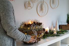 Toller adventsgesteck für den schmalen tisch oder auch fürs sideboard. Adventsgesteck Mit Zapfen Selber Machen Deko Hus