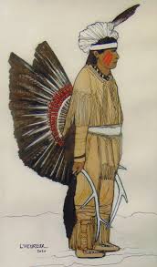Huron Wendake Quebec First Nations Traditional Dancer Native American Symbols American Indian Art Art