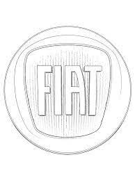 We are to plan make more colorings with cars logos. Fiat Logo Coloring Page 1001coloring Com