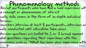 Phenomenology Phenomenology Qualitative Research Design Design Thinking Process