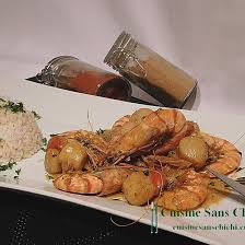 Gambas Et Noix De Saint Jacques Aux Epices Recette Noix De Saint Jacques Recette Gambas Cuisine Gourmande