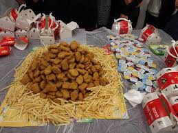 This Is One Serving How About That Huh This Is One Serving Now Sleepover Food Mcnuggets Food