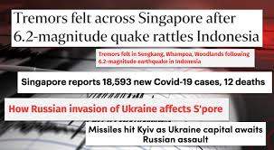 From Russia-Ukraine war to tremors in Singapore, the signs are clear: Time  to arise as the End-Times Church — Salt&Light