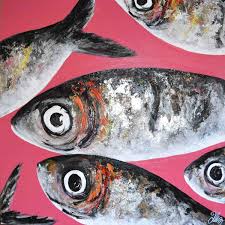 Peinture Poissons Roses Peintures De Poissons Peinture 2017 Poissons Rose