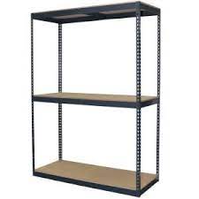 Furinno Modern 3 Tier Metal Storage Shelves In Dark Oak Fm6075r 3do The Home Depot Boltless Shelving Metal Storage Shelves Shelving