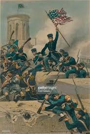 Battle Of Chapultepec Mexican American War Us Mexican War Mexican Army