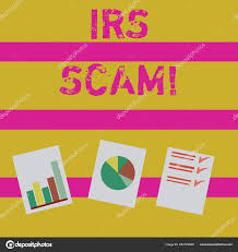 Word Writing Text Irs Scam Business Concept For Involve