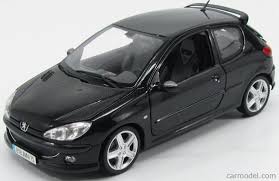 La peugeot 206 rc dispose de jantes alu de 17 pouces, d'un copieux becquet de toit, d'une assiette match au sommet chez les gti tricolores : Norev 184725 Masstab 1 18 Peugeot 206 Rc 2002 Black Met