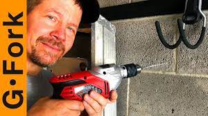 You will need a hammer drill, 20 ounce hammer and some. You Want To Hang On Concrete Walls Here S How To Drill Into Concrete The Diy Way Gardenfork Youtube
