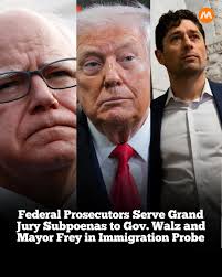 The Department of Justice served grand jury subpoenas