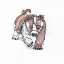 Badgerclops Drawings Art Humanoid Sketch