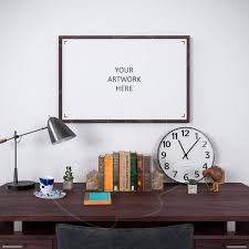 11x17 Wood Frame Mockup Digital Product Mockup Desktop Accessories Instant Download Horizontal In 2020 Frame Mockups Free Psd Mockups Templates Mockup Free Psd