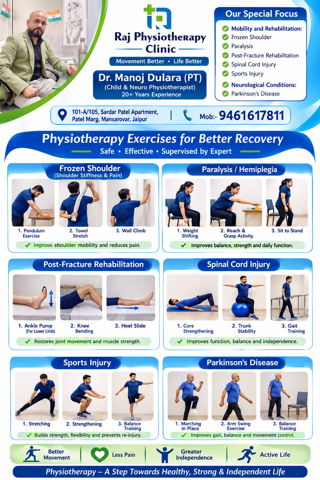 Raj Physiotherapy clinic product image