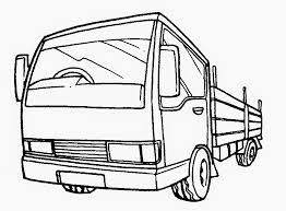 Gambar lembaran kerja kereta motosikal lori kartun. Lukisan Lori Kartun Cikimm Com