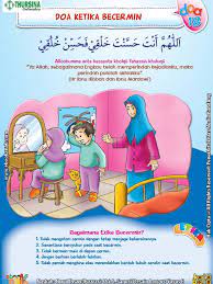 Adab Dan Doa Anak Muslim Ketika Becermin Doa Buku Buku Anak